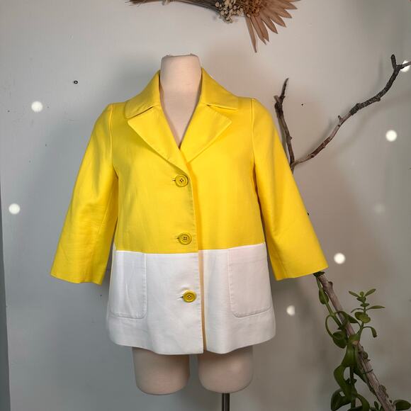 Kate Spade New York Jacket with Buttons and Pockets | 70s Jacket - Picture 4 of 7